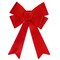 Northlight LED Lighted Sequin Bow Christmas Decoration - 17.5" - Red - Warm White Lights